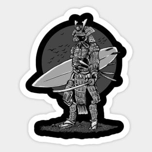 Samurai Surfer Sticker